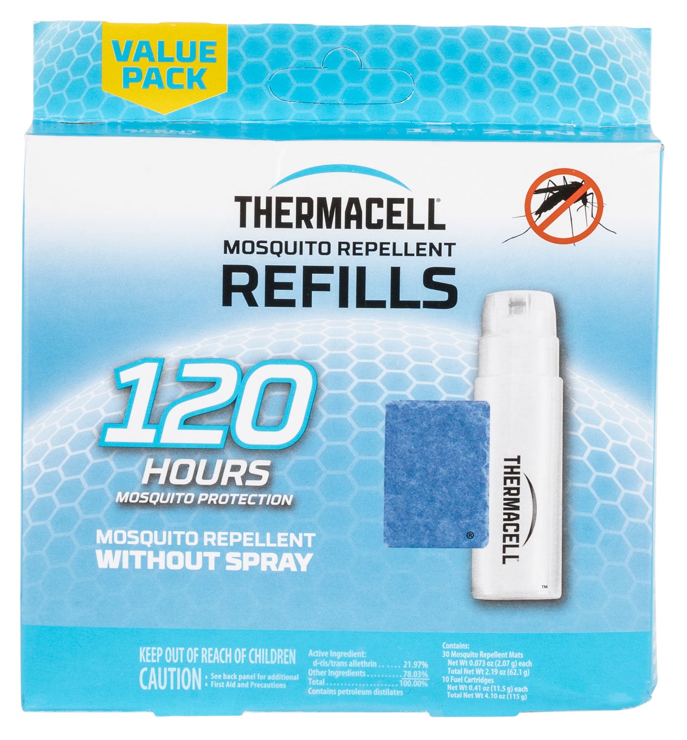 THER R10 MOSQUITO REPELLENT REFILL 120HRS