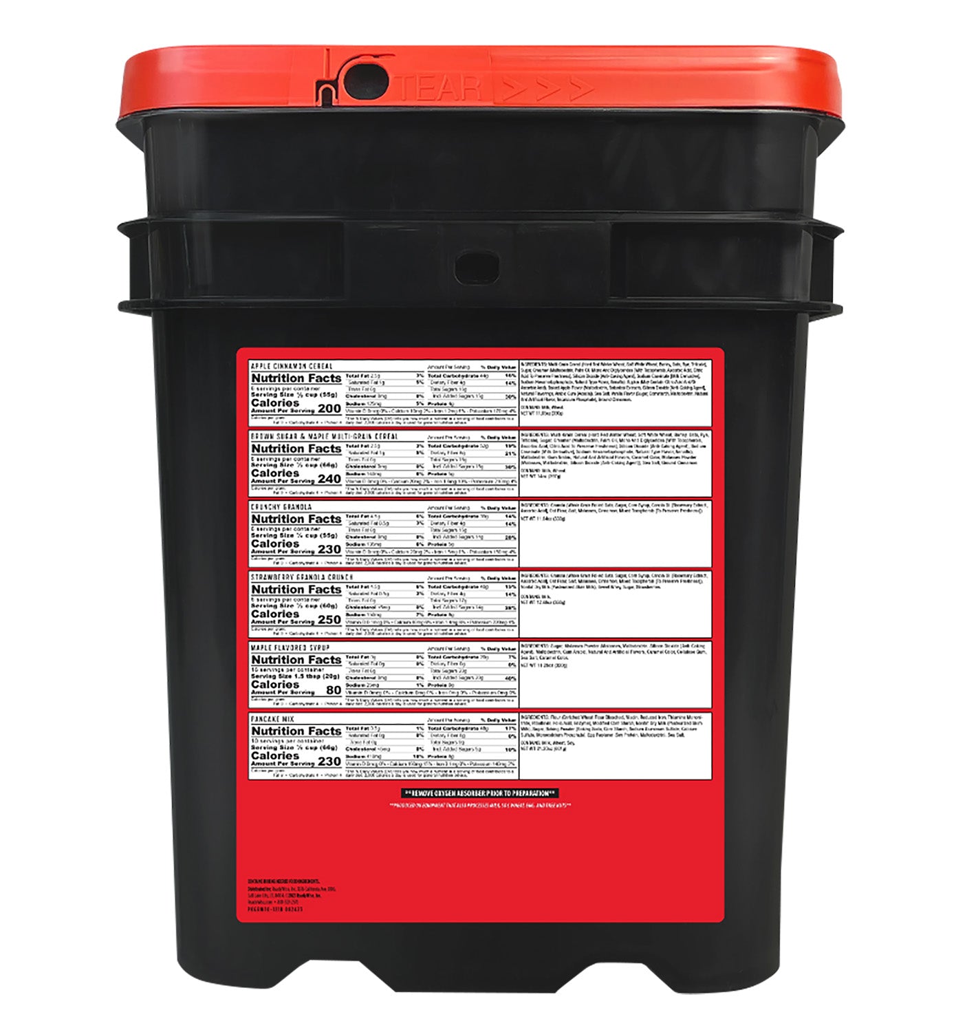 WISE RW10-121 120 SERVING BREAKFAST ONLY GRAB&GO