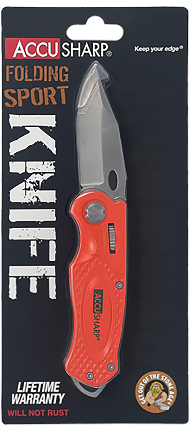 FPI 709C ACCUSHARP FOLDING SPORT KNIFE BLZ ORG