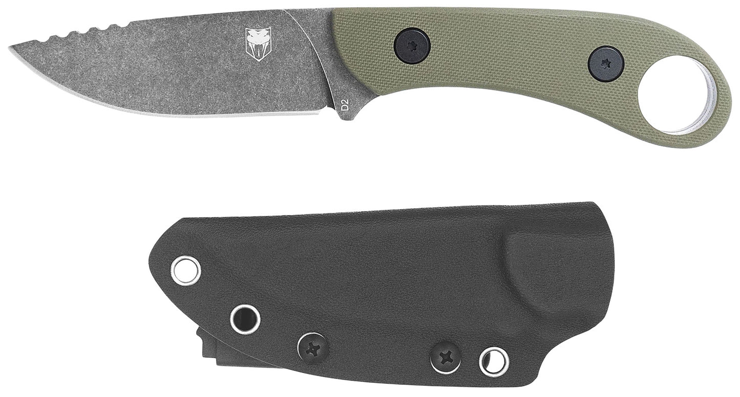 COBRA SD2DNSODGGEN2 FIXED BLADE D2 SKINNER ODG