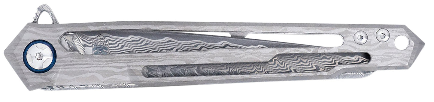 COBRA CTGSTDAMWNS GHOST FRAME LOCK DAMASCUS