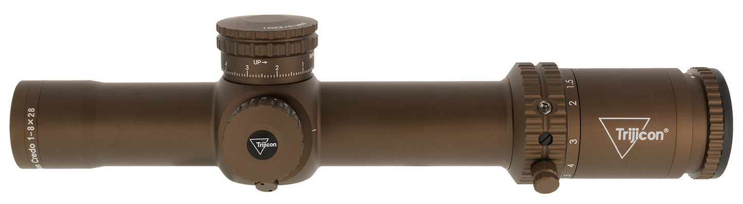 TRJ 2900056 CREDO 1-8X28 FFP RFLSCOPE MRAD COY