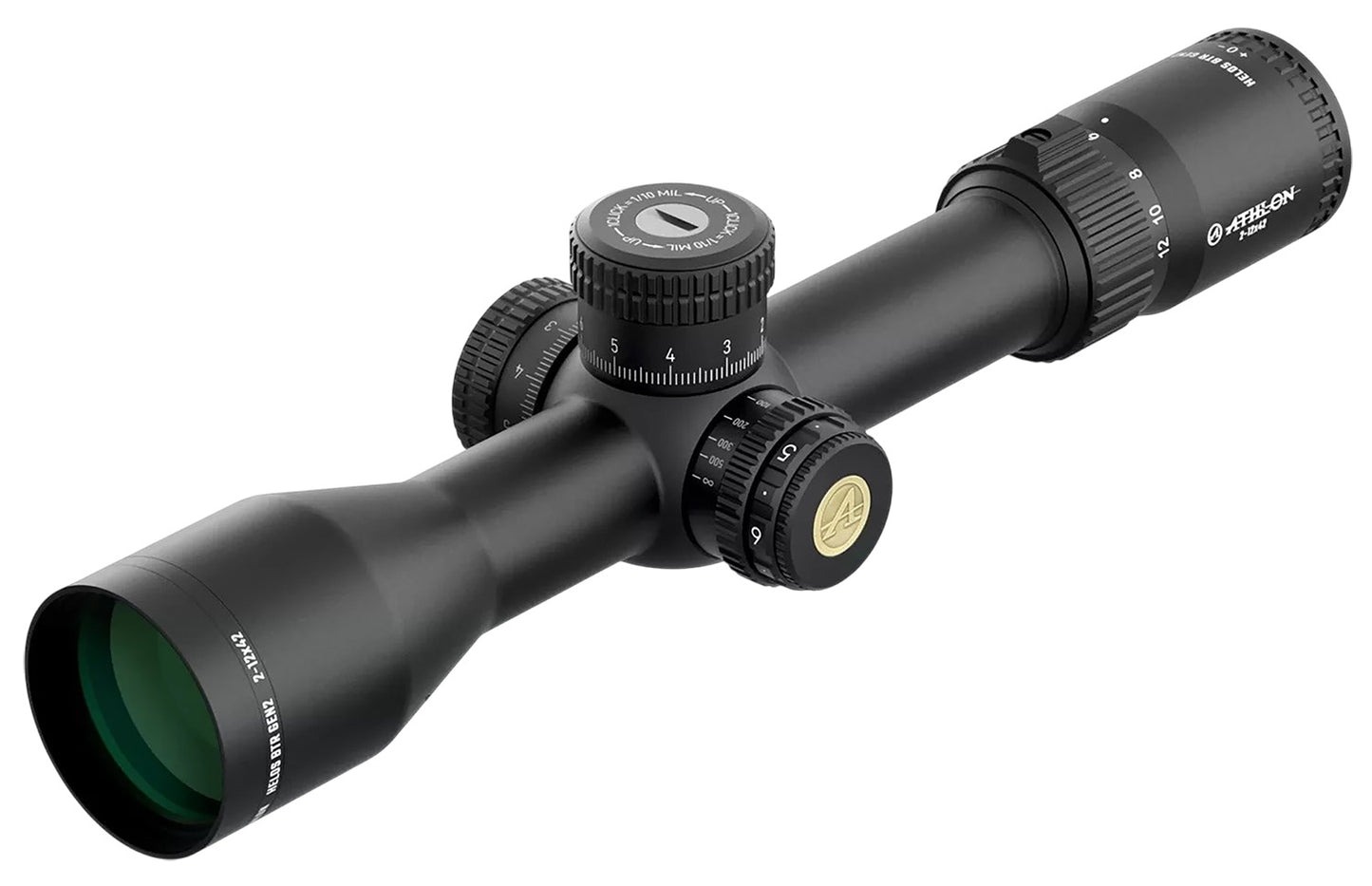 ATHLON 214105 HELOS BTR G2 2-12X42 MIL RFLSCP