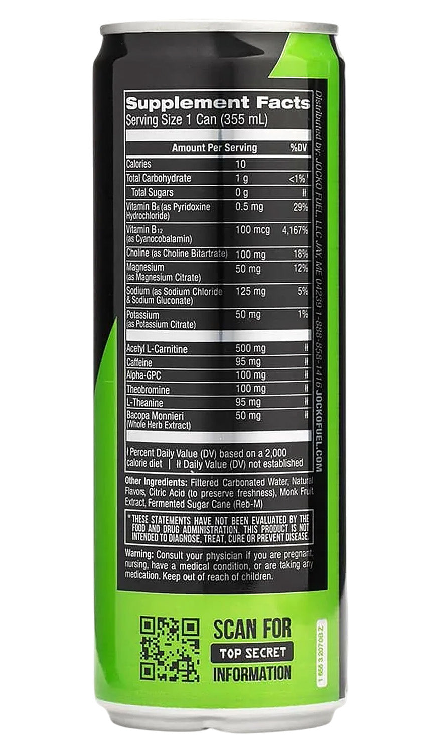 JOCKO 29006 GO RTD LEMON LIME ENERGY 12PK