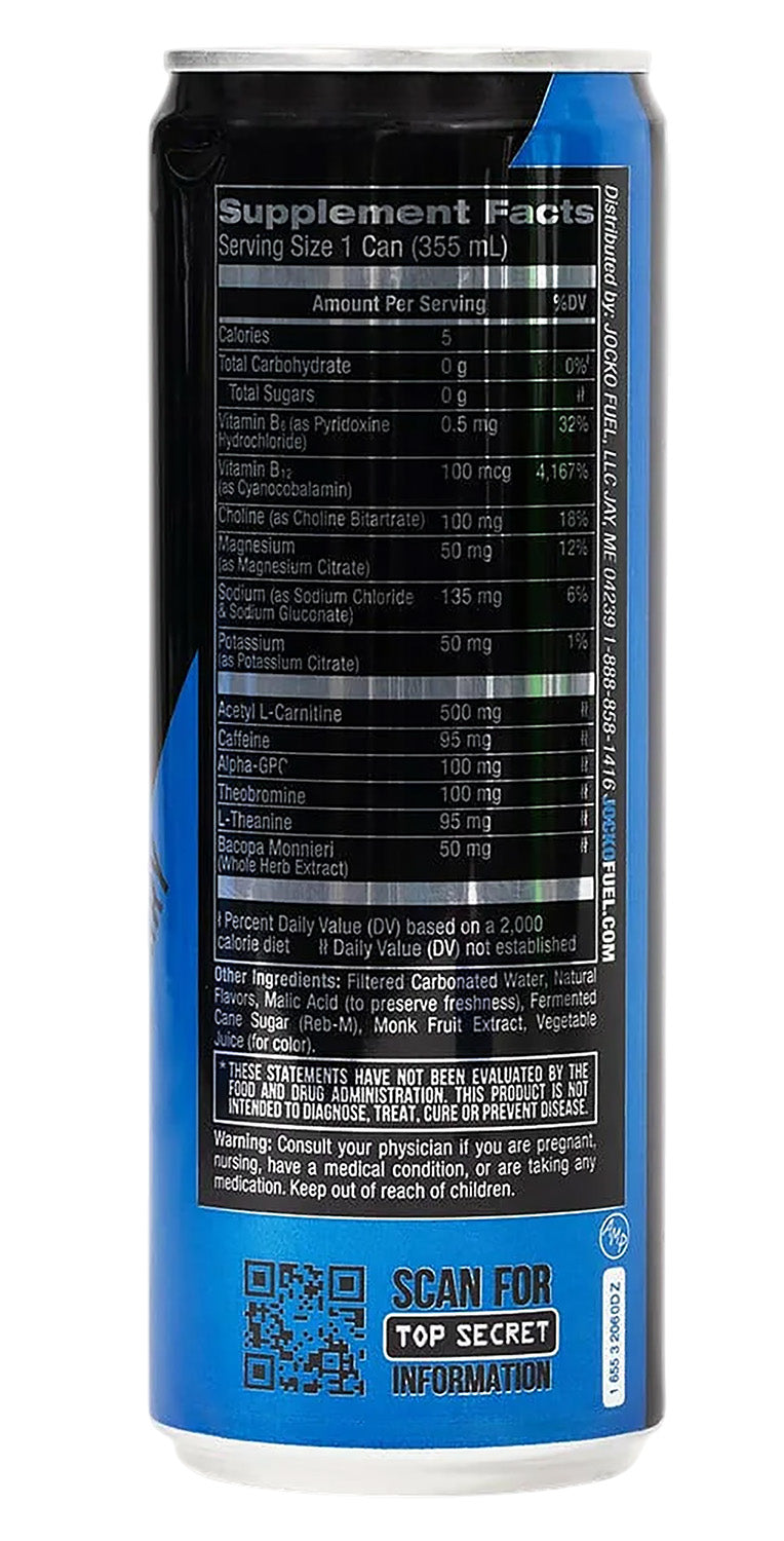 JOCKO 29119 GO RTD BLUE RASPBERRY ENERGY 12PK