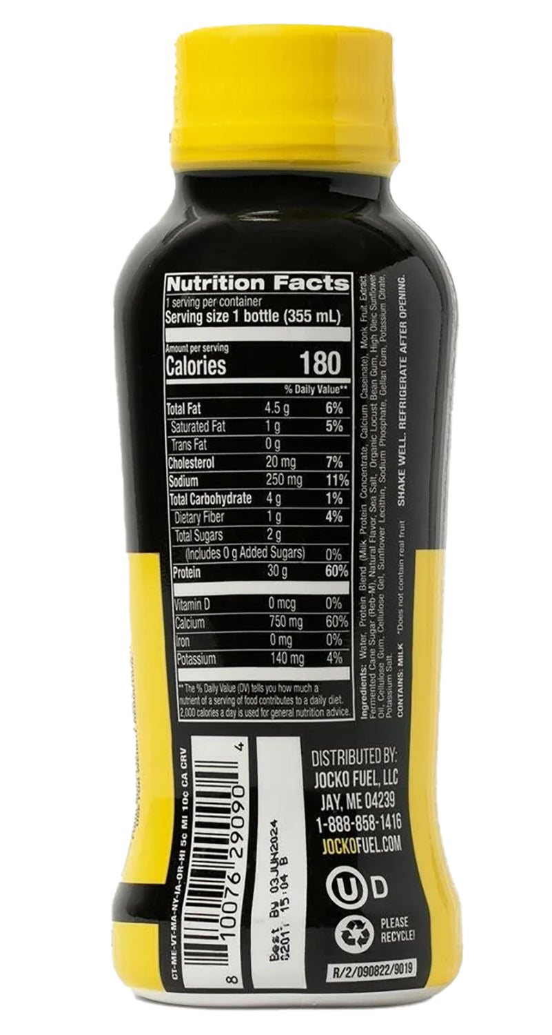JOCKO 29090 MOLK RTD BANANA PROTEIN 12PK