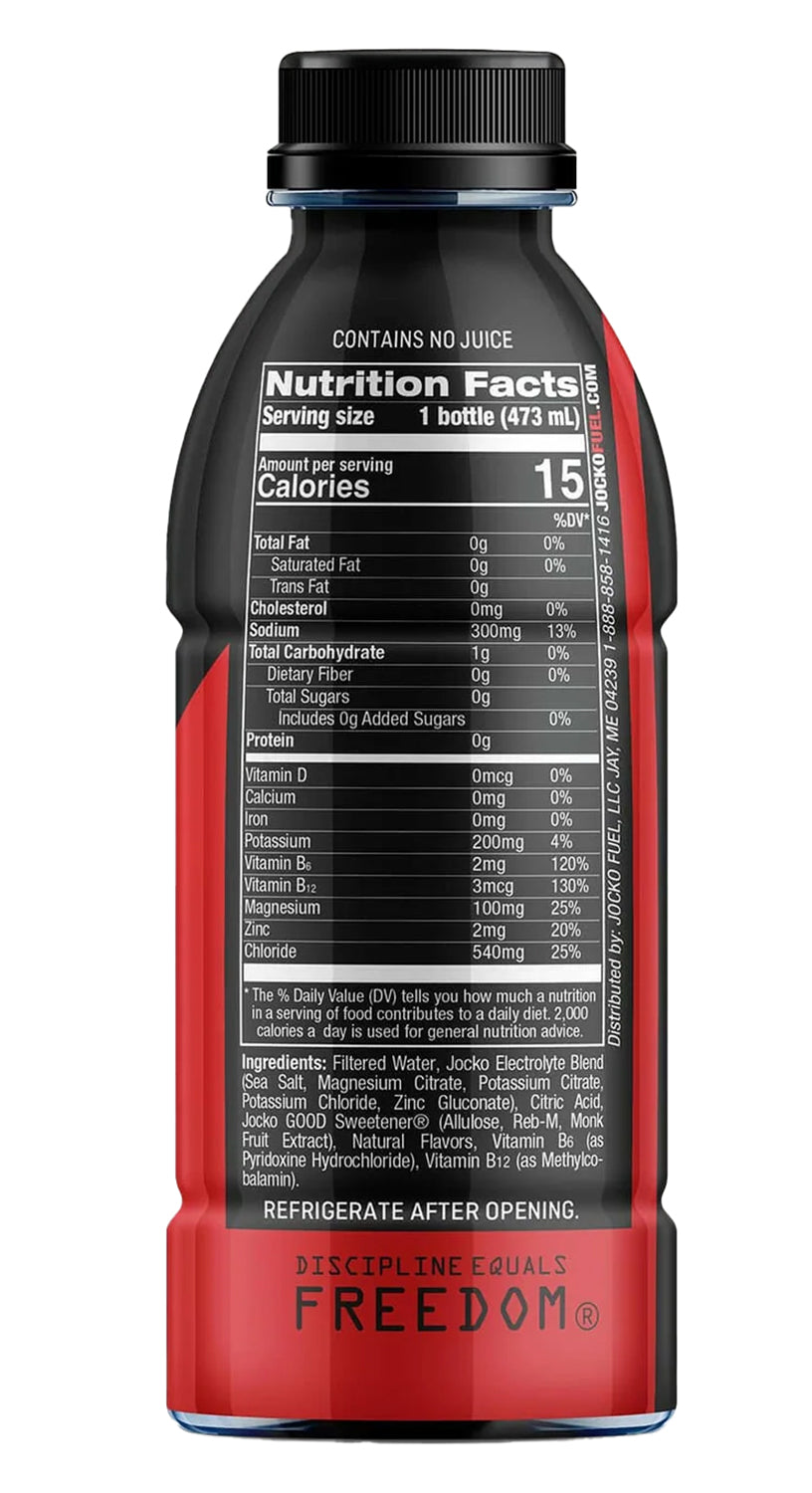 JOCKO 29753 HYDRATE RTD FRUIT PUNCH HYDRATE 12PK