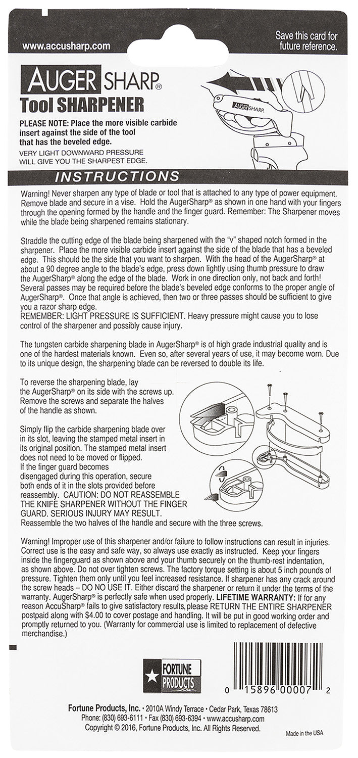 FPI 007C AUGERSHARP TOOL SHARPENER