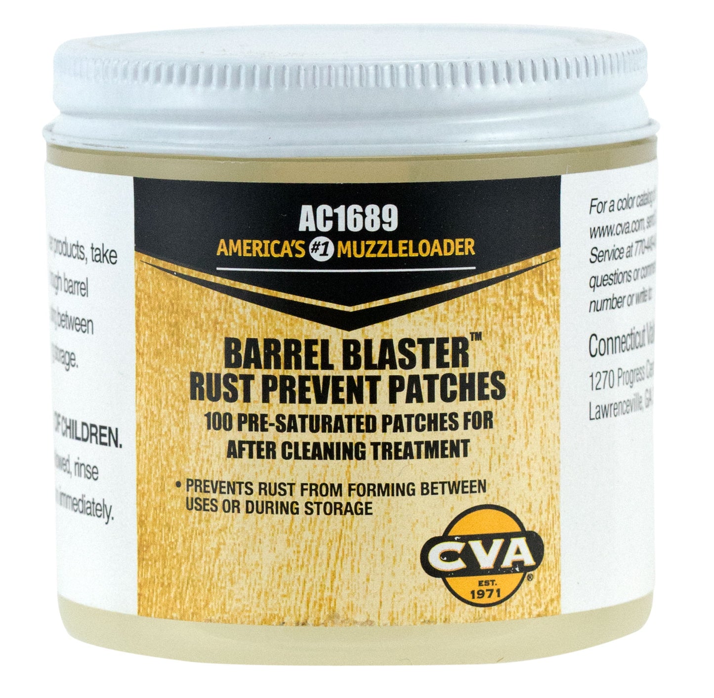 CVA AC1689    BB RUST PREVENT PATCHES