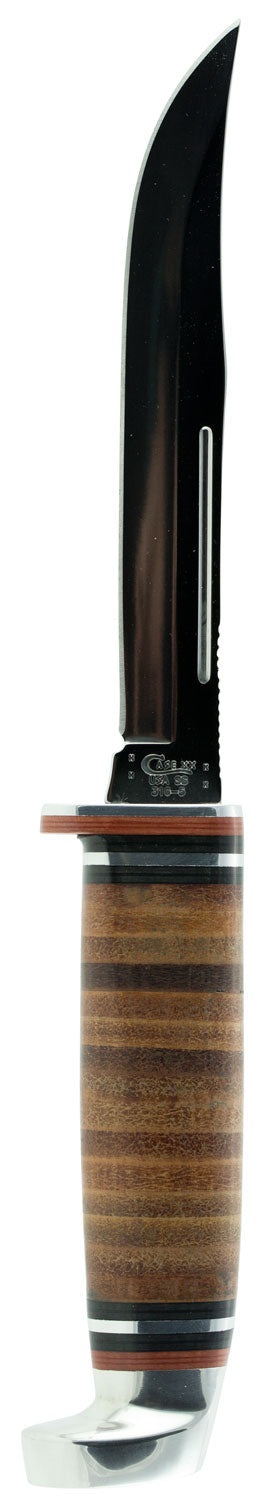 CASE 00381 LEATHER HUNTER 5IN