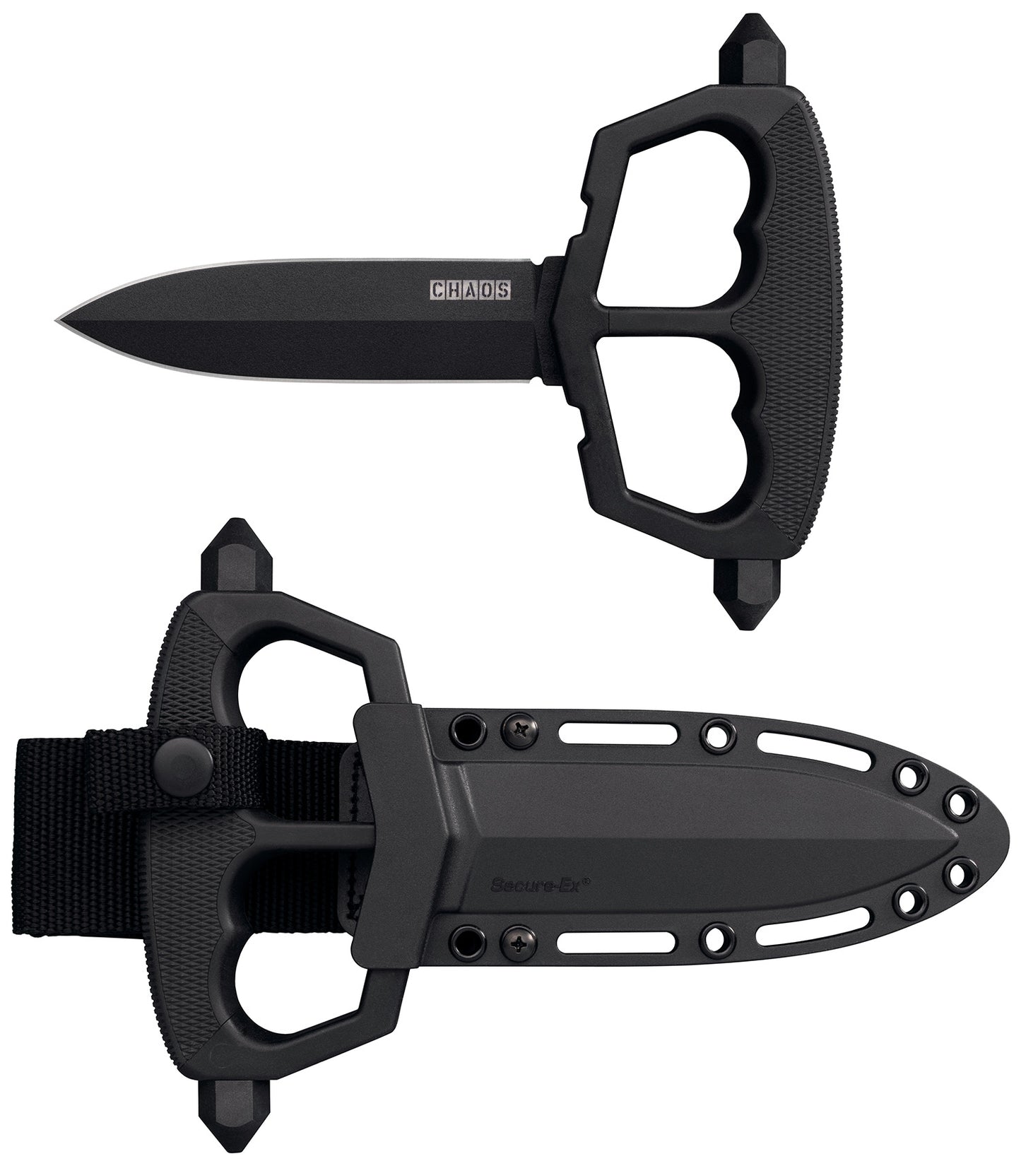 COLD  80NT3  CHAOS PUSH KNIFE 5" FIXED