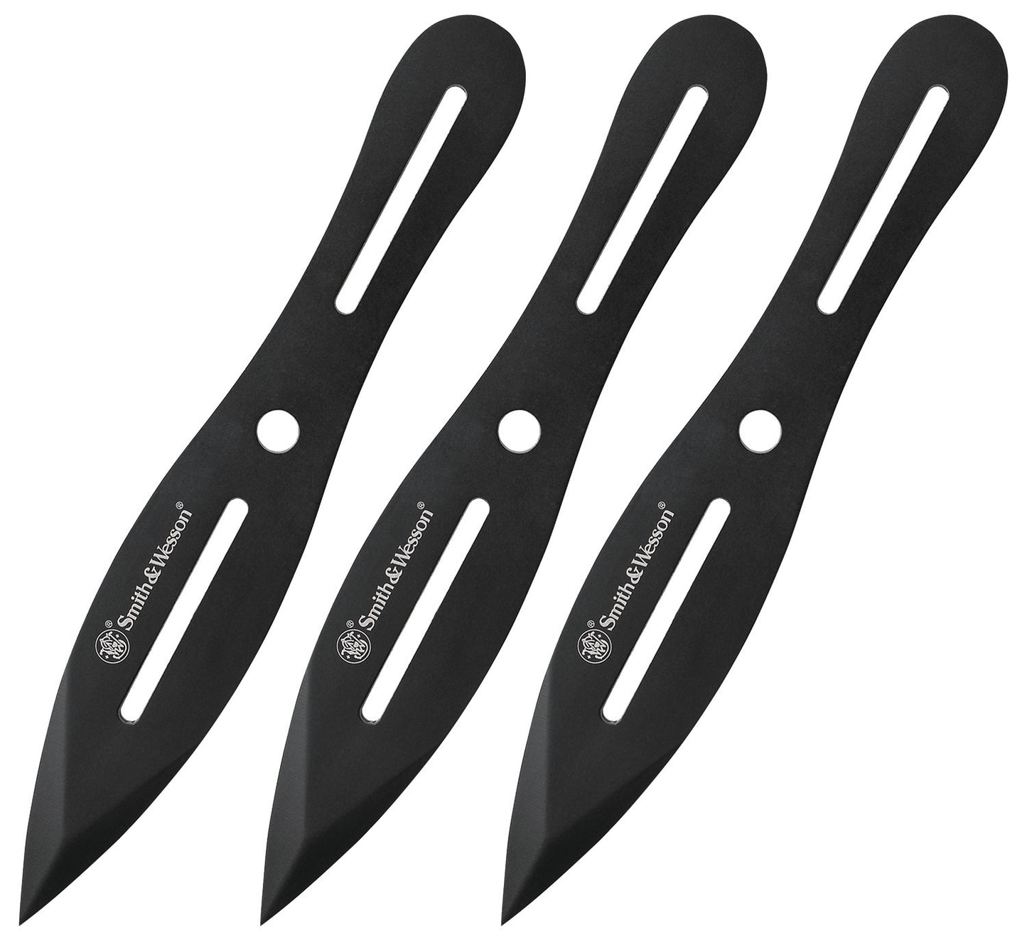 SWK SWTK8BCP 8" THROWING KNIVES 3 PACK BLACK