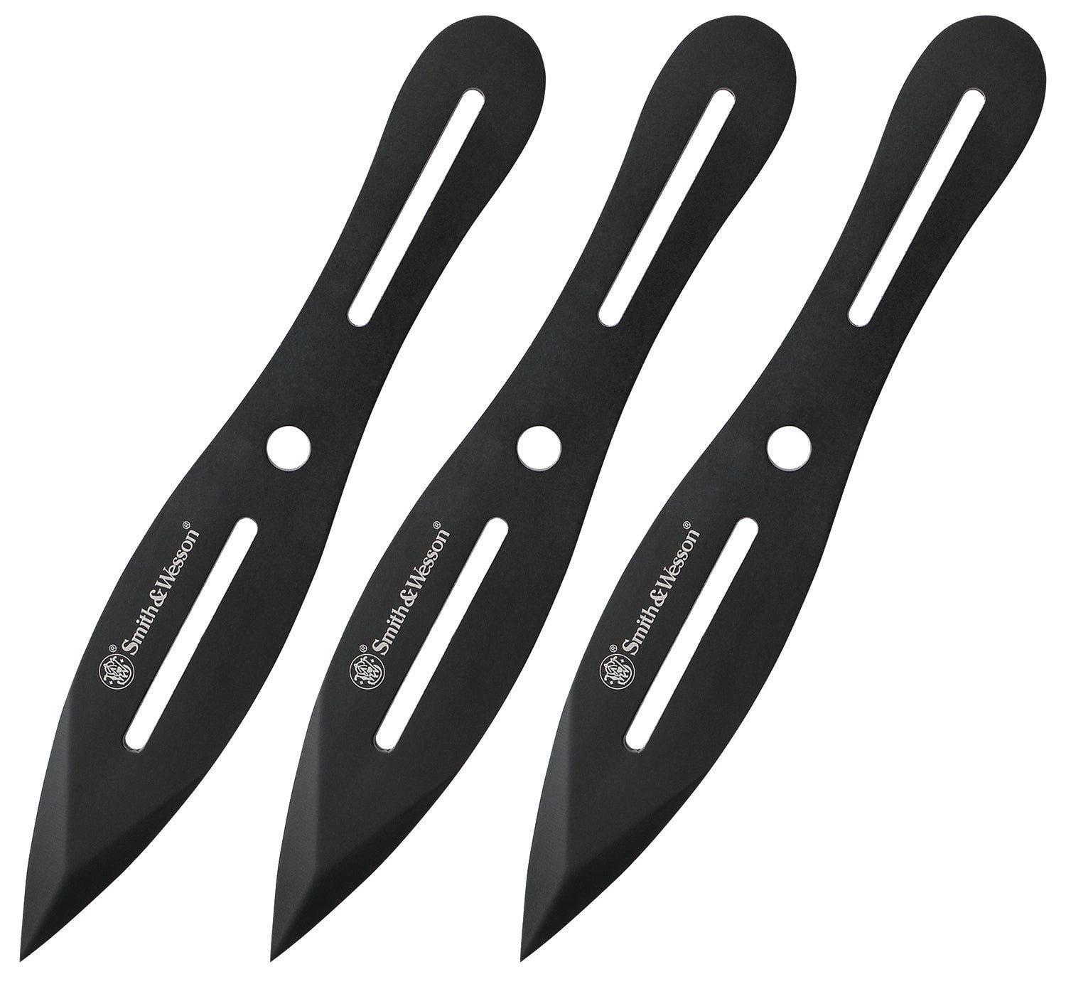 SWK SWTK8BCP 8" THROWING KNIVES 3 PACK BLACK