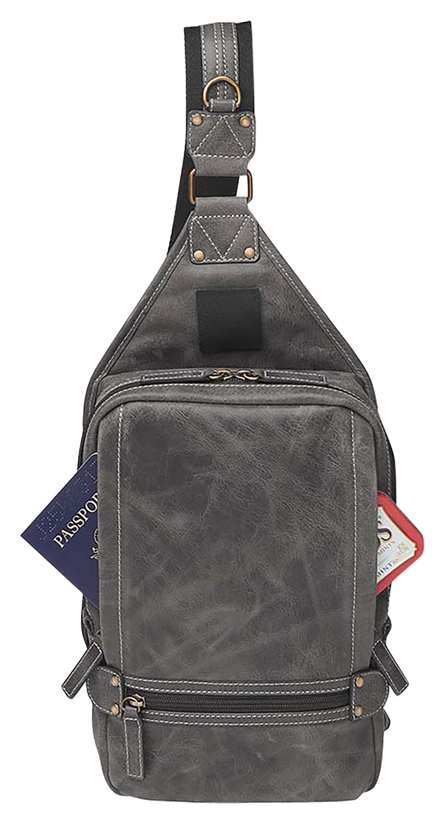 GTM  GTM-CZY/108GREY  SLING BACKPACK          GRY