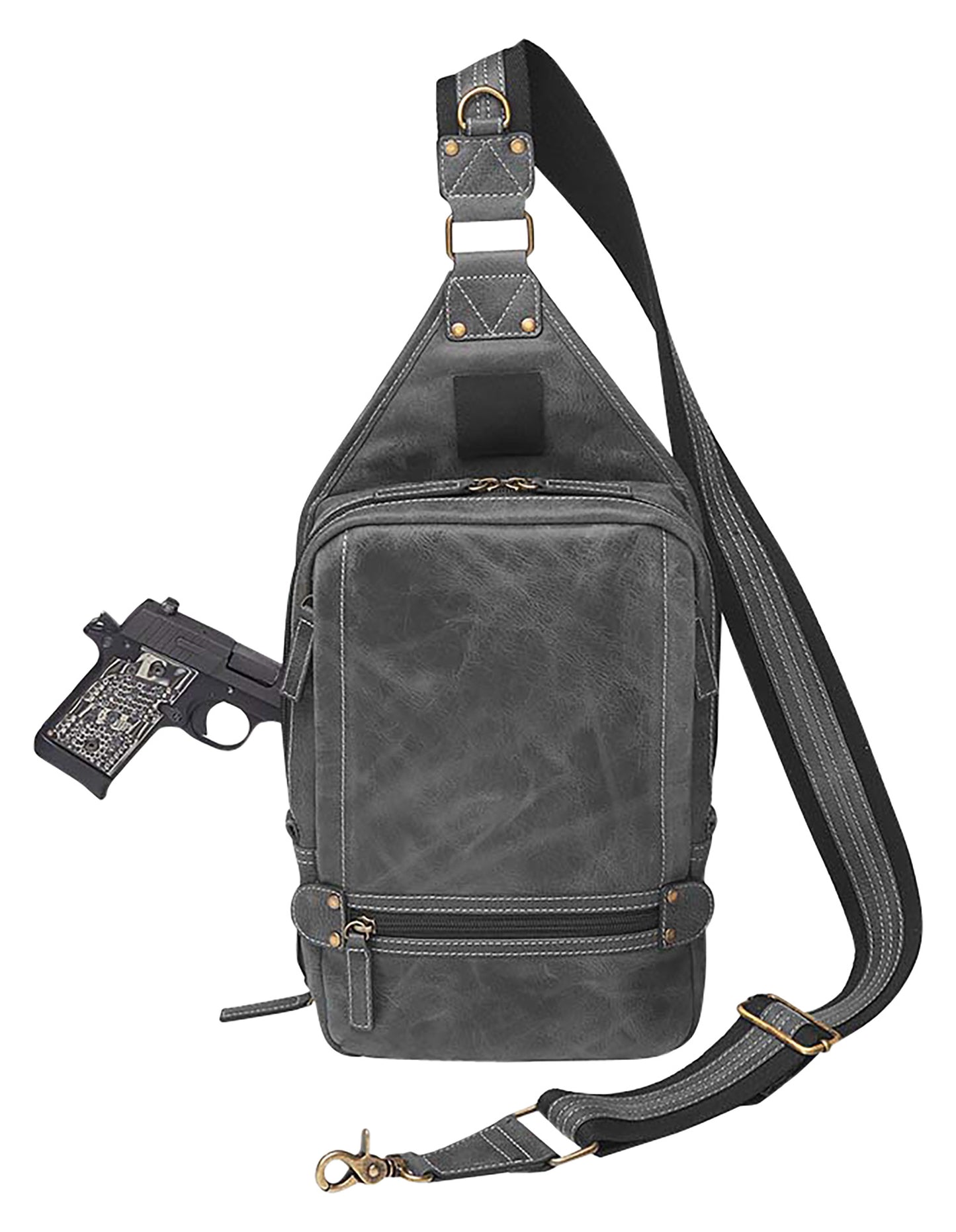 GTM  GTM-CZY/108GREY  SLING BACKPACK          GRY
