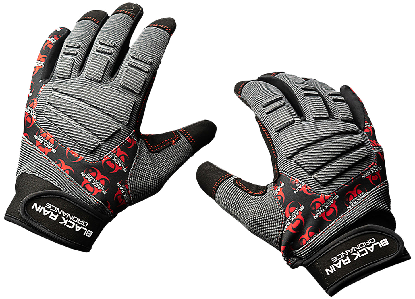 BRO TACT-GLOVE-GRY/BLK/RD-M   TACT GLOVE B/G/R  MD