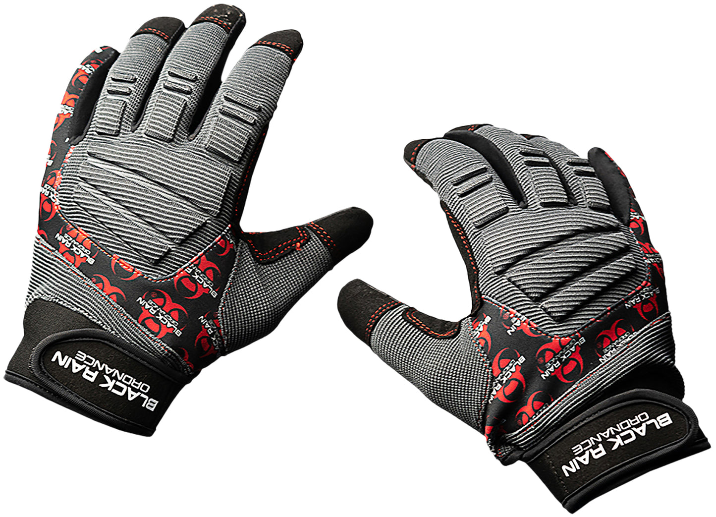 BRO TACT-GLOVE-GRY/BLK/RD-XL  TACT GLOVE B/G/R  XL