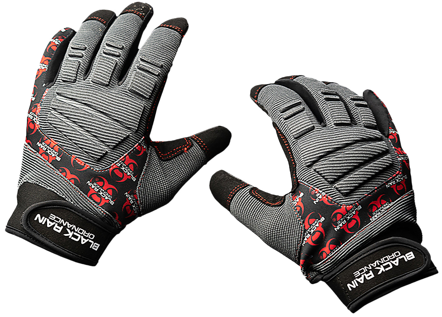 BRO TACT-GLOVE-GRY/BLK/RD-2XL TACT GLOVE B/G/R  LX