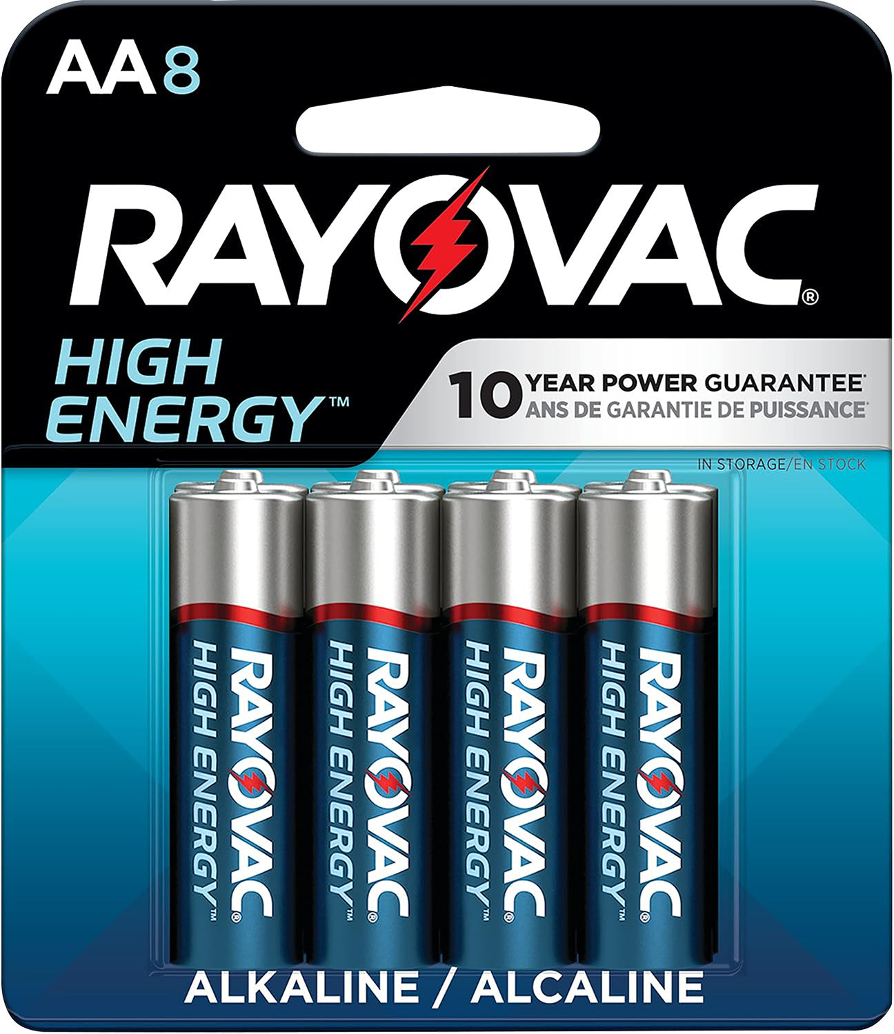 RAY 815-8T.03    HIGH ENERGY AA  8PK