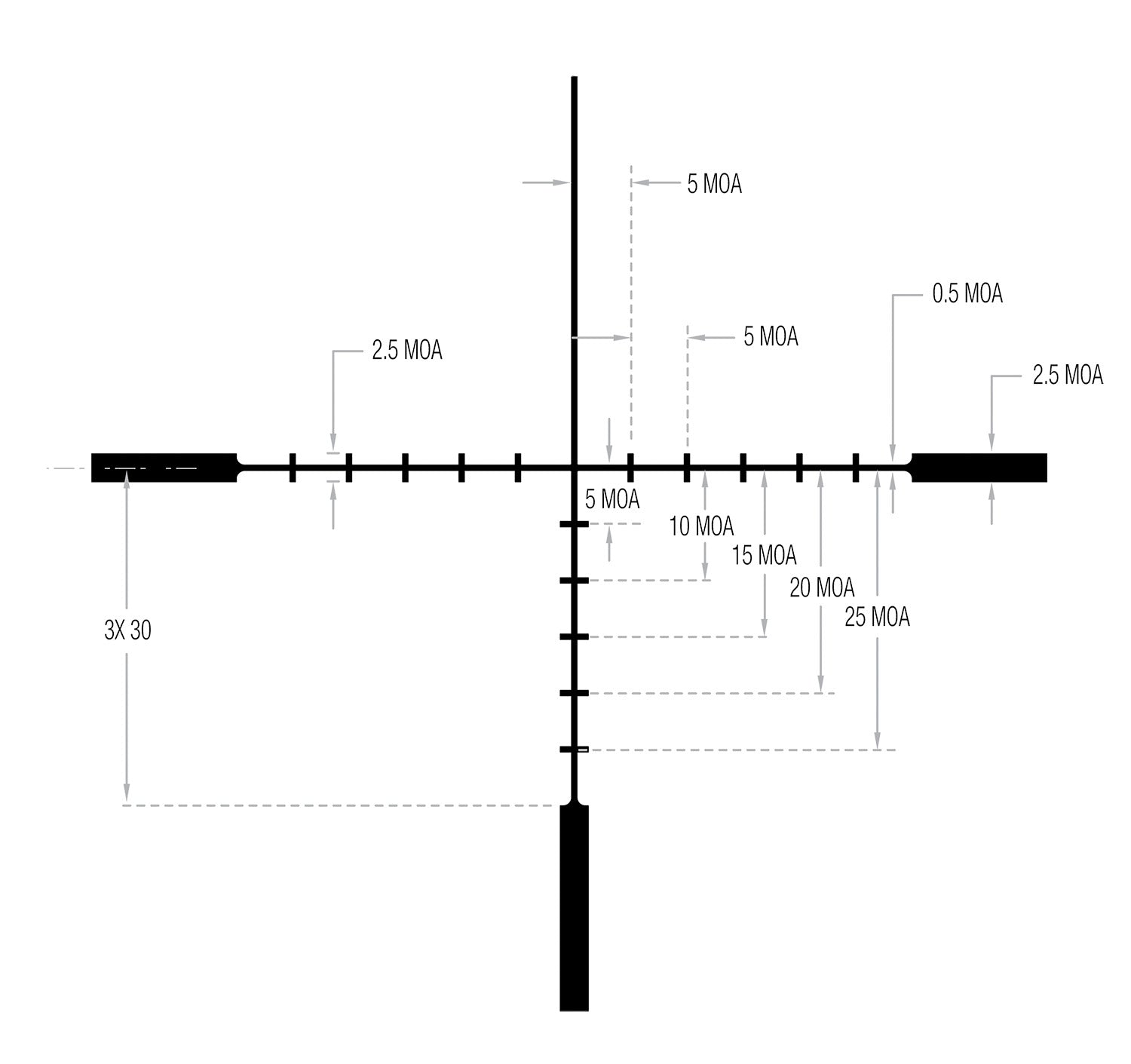 TRJ 2800003 ASCENT 1-6X24  RIFLESCOPE BDC 30MM