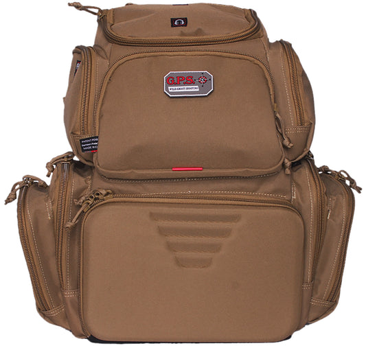 GPS GPS1711BPT   HANDGUNNER BACKPACK 4GN       TAN