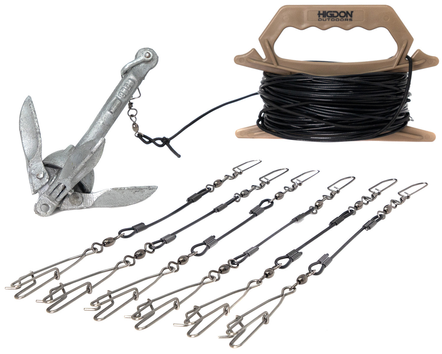 HIGDON 30340 BATTLESHIP JERK RIG 125'