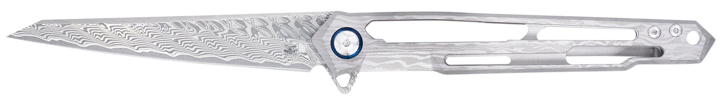 COBRA CTGSTDAMWNS    GHOST FRAME LOCK DAMASCUS