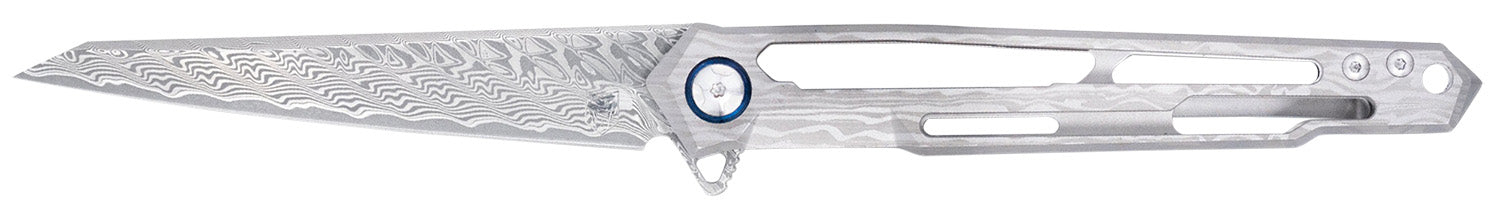 COBRA CTGSTDAMWNS    GHOST FRAME LOCK DAMASCUS