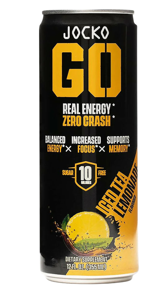 JOCKO 29002 GO RTD ICED TEA LEMONADE   ENERGY 12PK